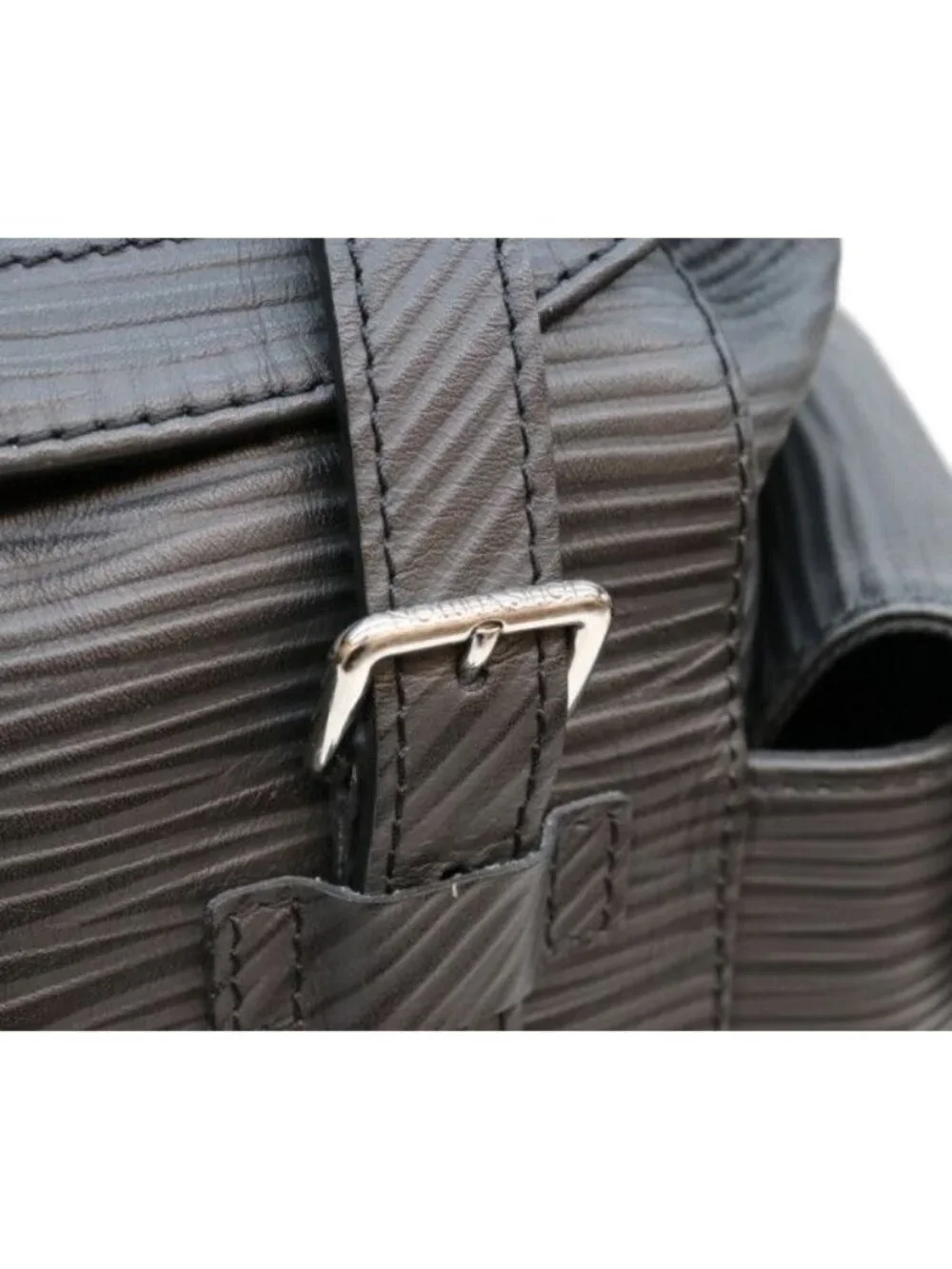 Louis Vuitton Black Christopher MM Epi XL Backpack